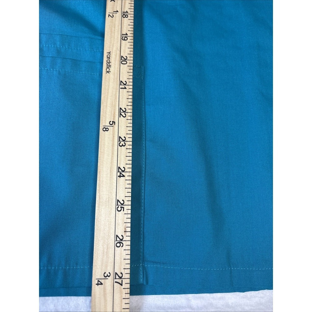 Cherokee Workwear 4700 V-Neck Scrub Top Teal Blue Medium TLBW New With Tags - Picture 6 of 9
